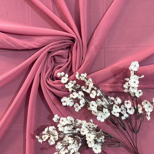 Blush Tea Pink Georgette Hijab