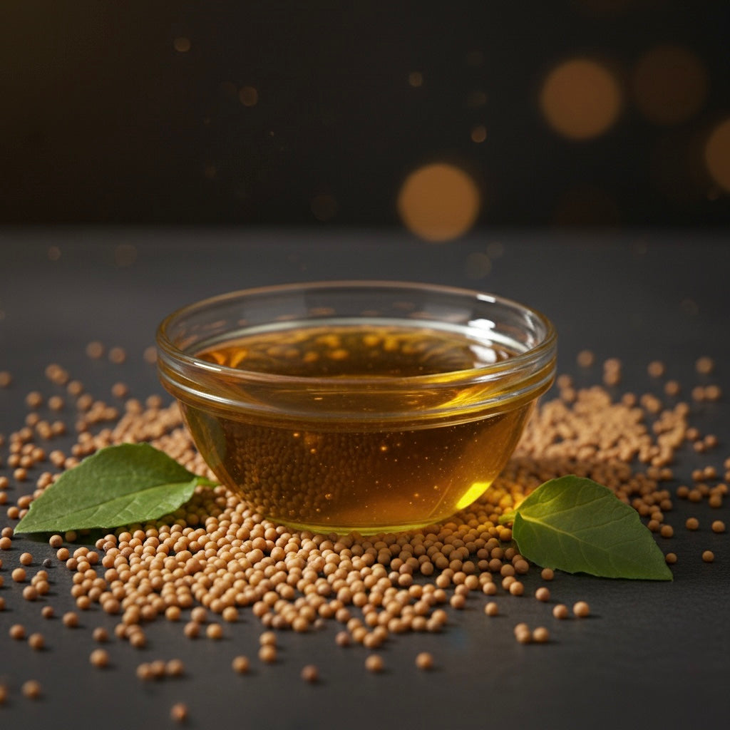 Organic Mustard Hair Oil - Natural and Chemical-Free | 150 mL